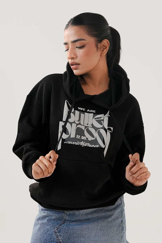 Bulletproof Black Hoodie (Womens)