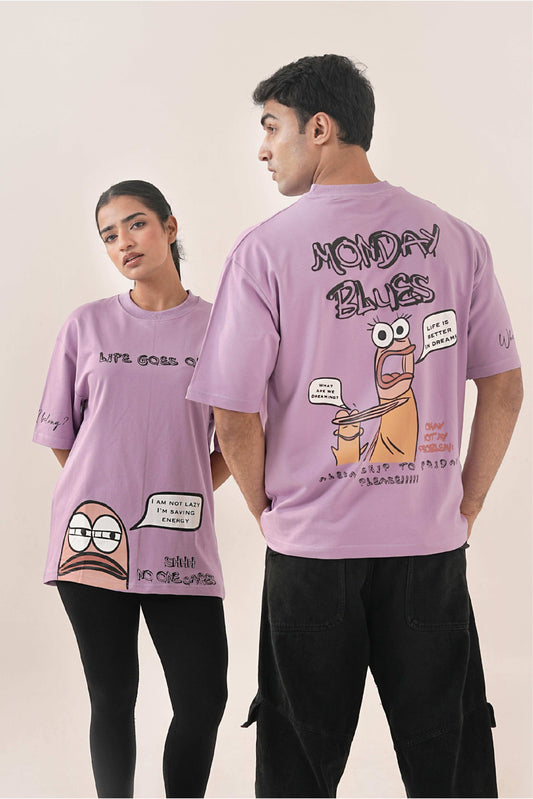 Monday Blues Lavender T-shirt