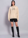 Women’s Beige Acid Wash Hoodie