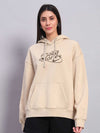Women’s Beige Acid Wash Hoodie