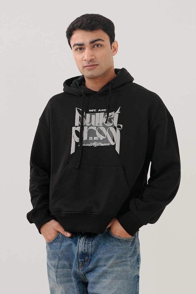 Bulletproof Black Hoodie (Mens)