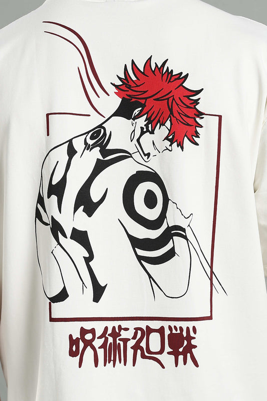 Sakuna Off White Oversized T-shirt