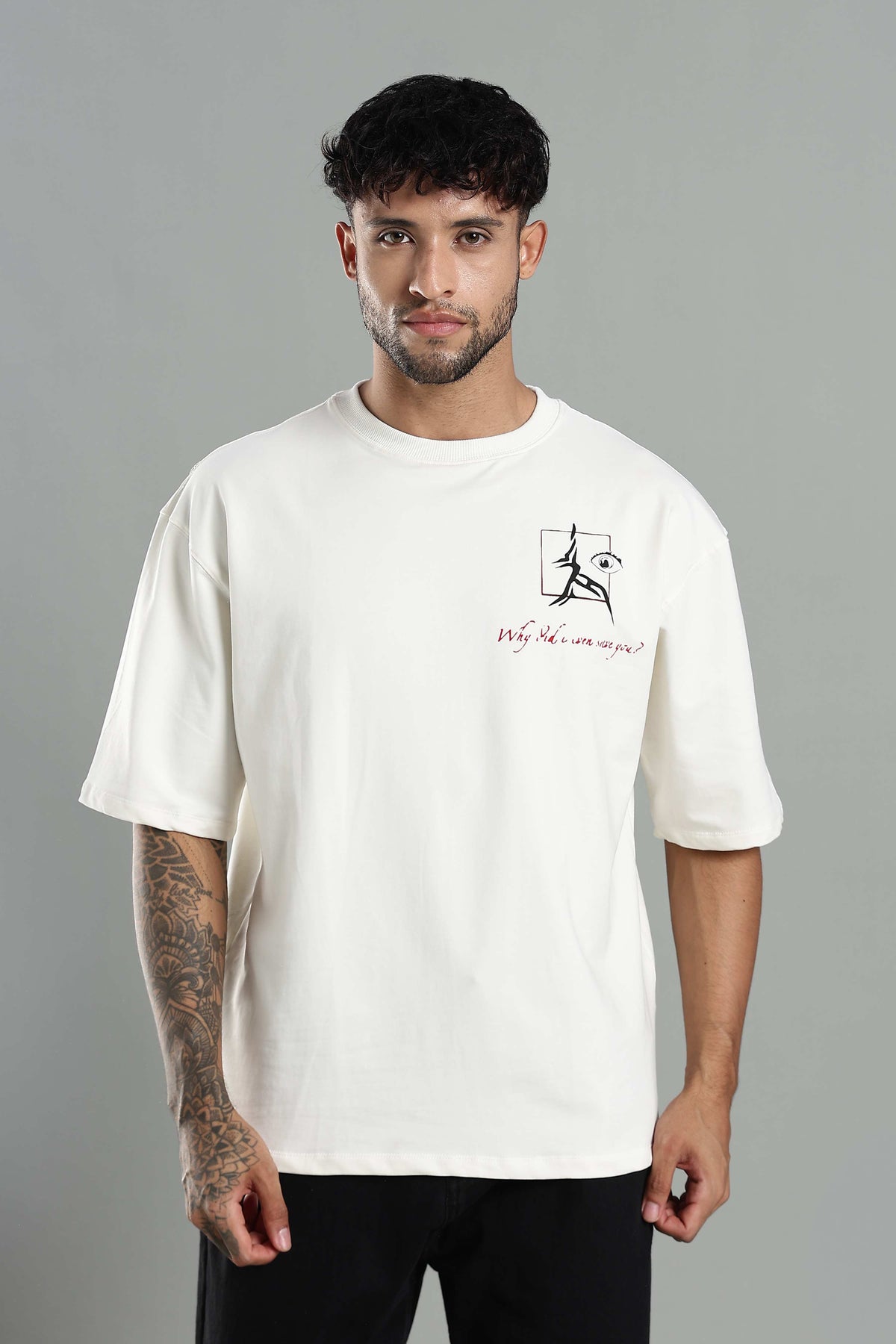 Sakuna Off White Oversized T-shirt
