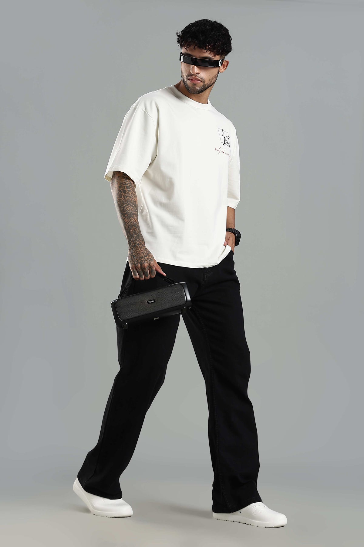 Sakuna Off White Oversized T-shirt