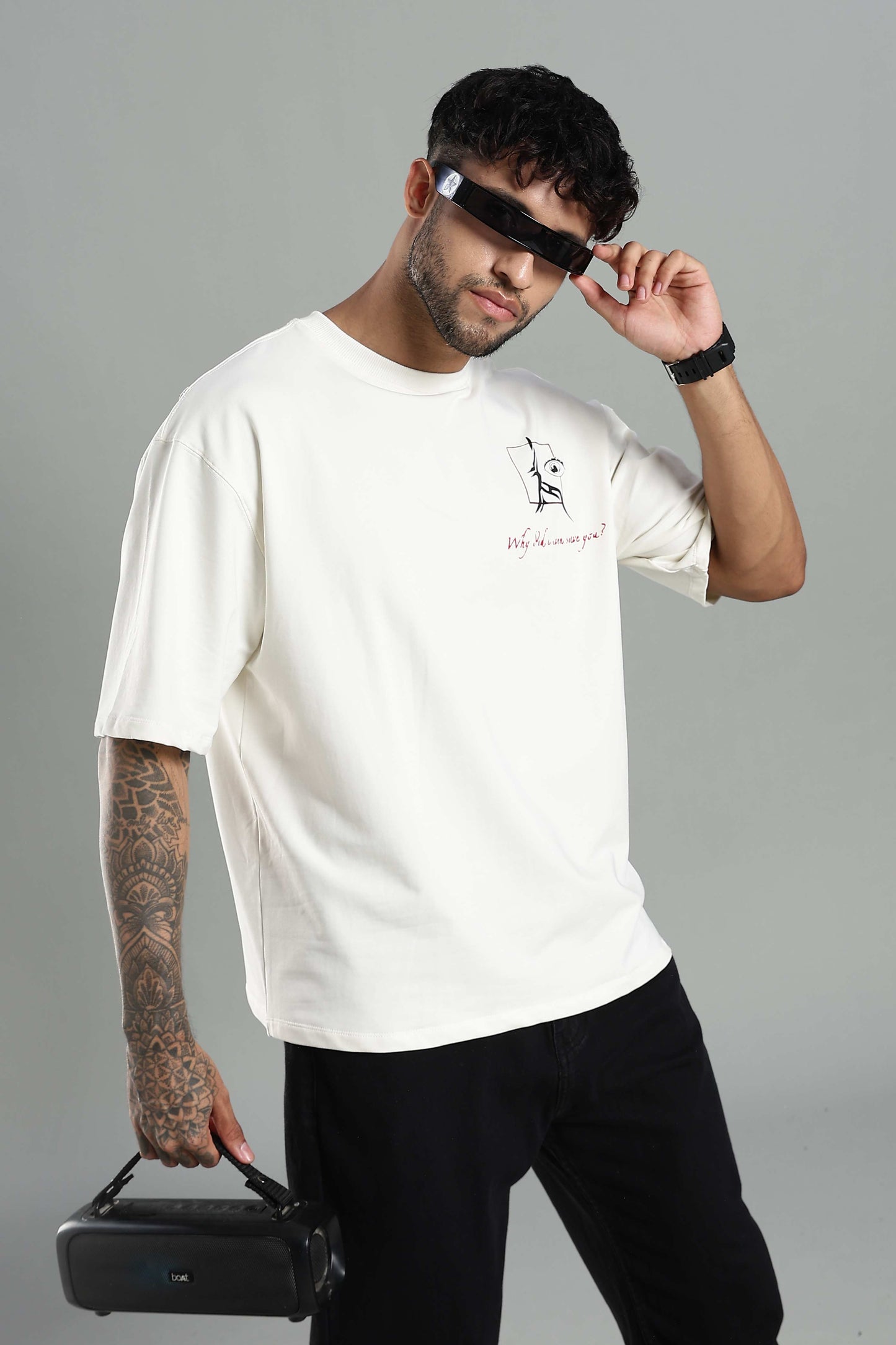 Sakuna Off White Oversized T-shirt