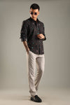 Black Printed Casual Shirt