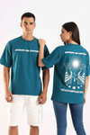 Evolve On Repeat Airforce Oversized Couple T-shirt