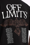 Off Limit Black Oversized T-shirt