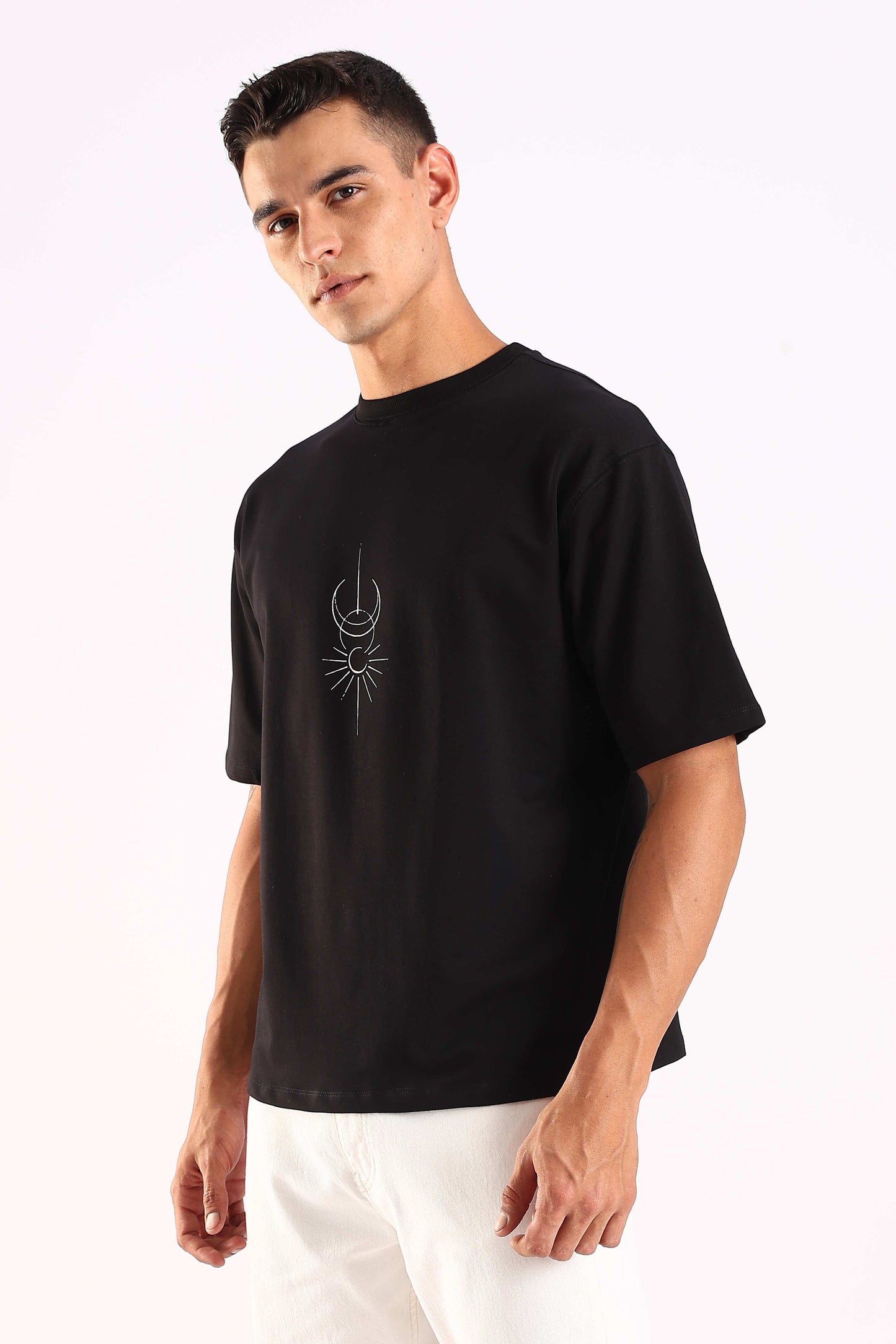 Off Limit Black Oversized T-shirt