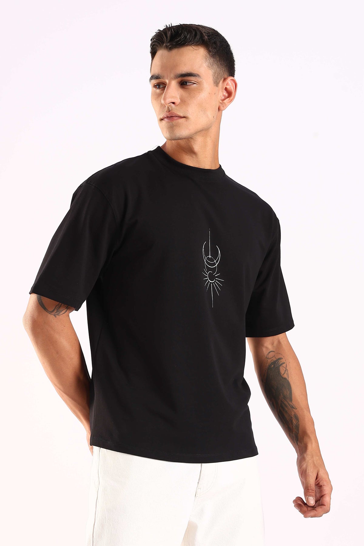 Off Limit Black Oversized T-shirt