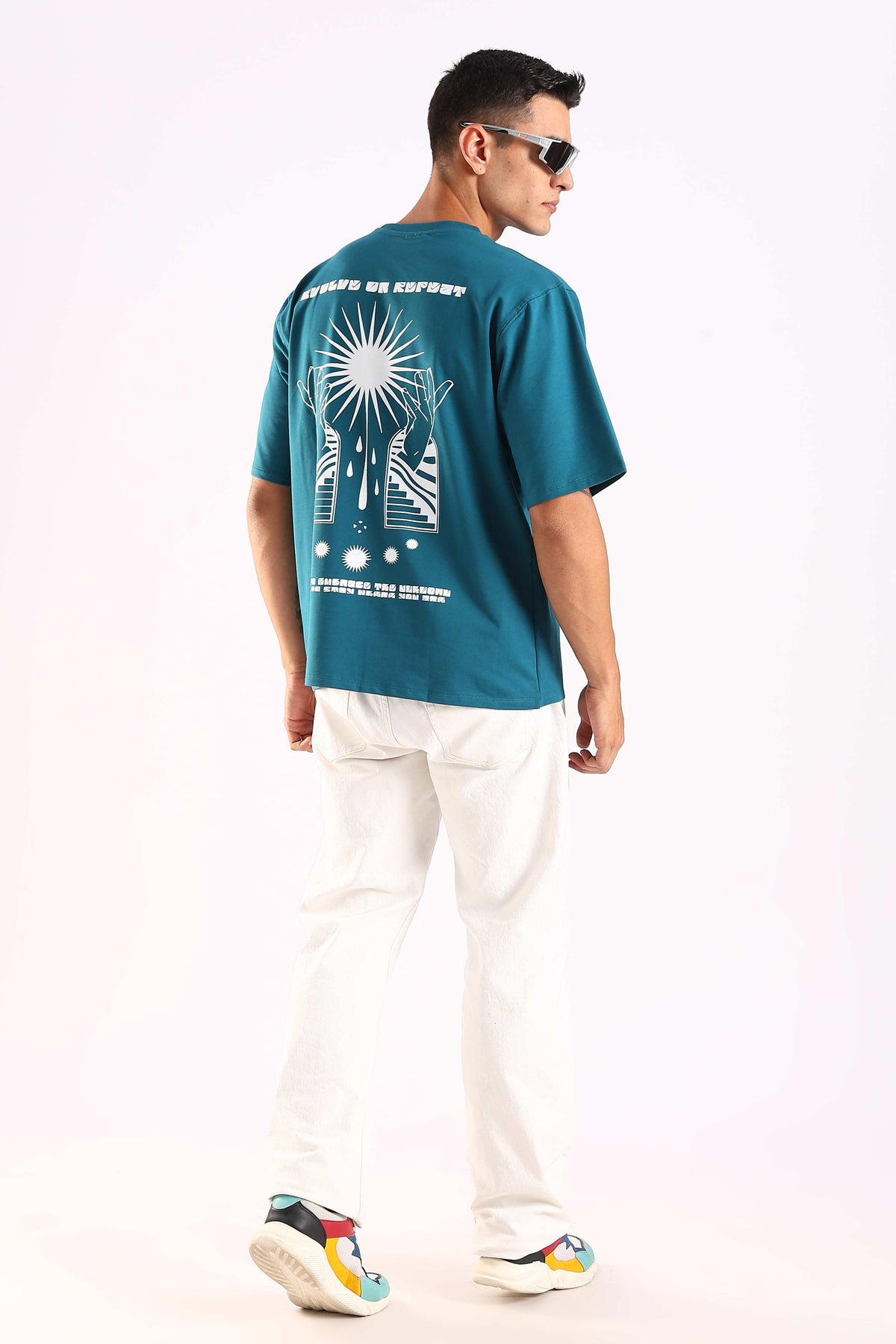 Evolve On Repeat Airforce Oversized T-shirt