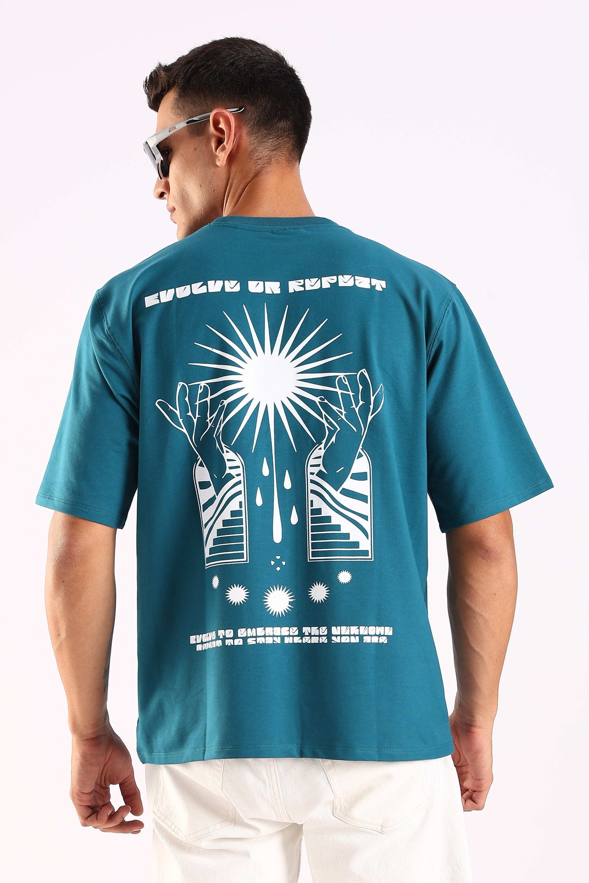 Evolve On Repeat Airforce Oversized T-shirt