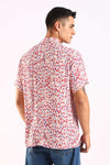 Abstract Multicolor Print Half Sleeve Shirt