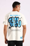 Emotionally Clumsy White Oversized T-shirt