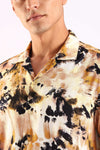 Abstract Tie-Dye Half Sleeve Shirt