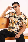 Abstract Tie-Dye Half Sleeve Shirt