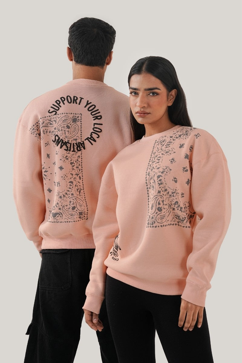 Support Local Artisan Bandana Sweatshirt