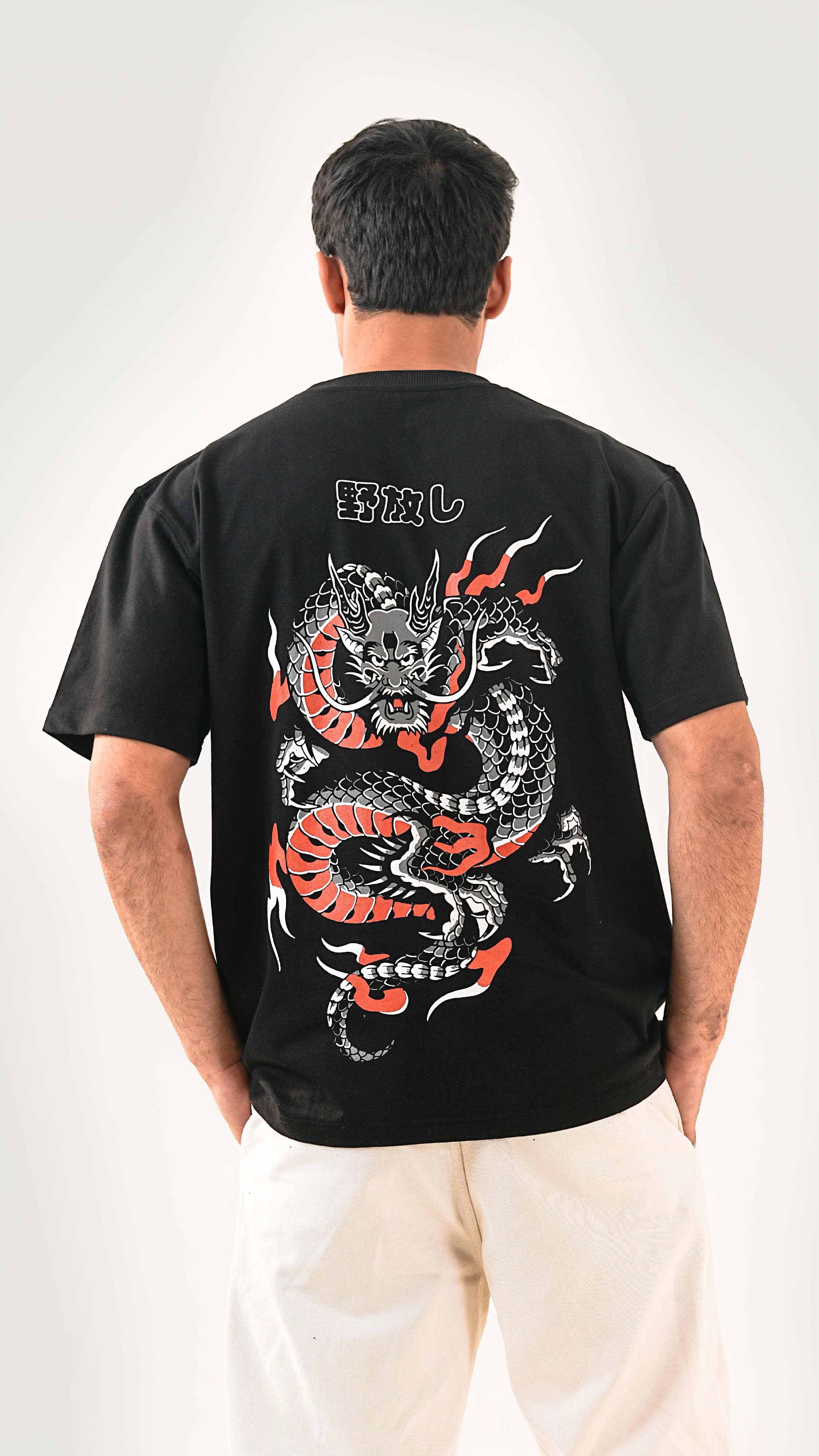 Dragon Black Oversized T-shirt – CLAZEP