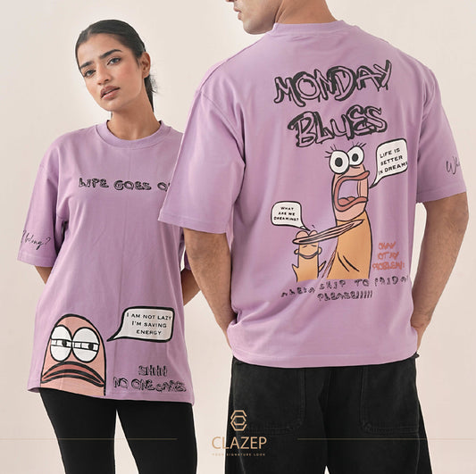 Monday Blues Lavender T-shirt