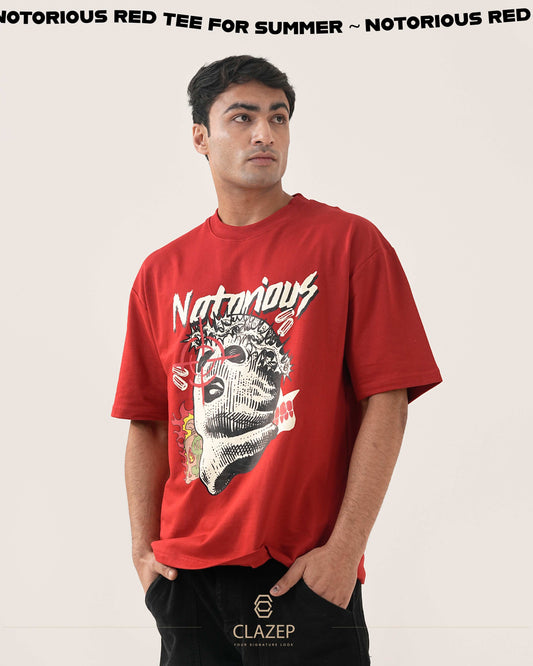 Notorious Red Oversized T-shirt