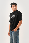 Chasing Dopamine Black Oversized T-shirt