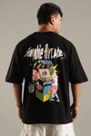 Zombie Arcade Black Oversized T-shirt