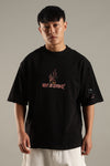 Trust Who Black Oversized T-shirt