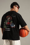 Trust Who Black Oversized Couple T-shirt