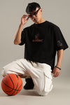 Trust Who Black Oversized T-shirt