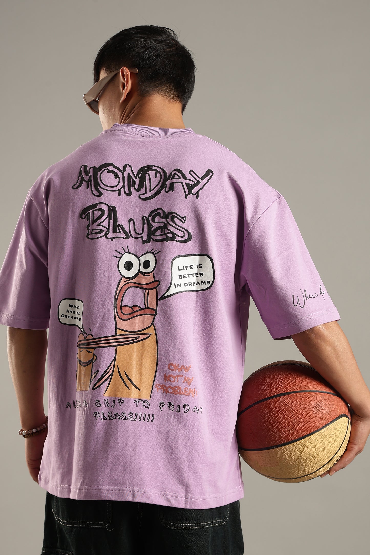 Monday Blues Lavender T-shirt
