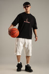 Trust Who Black Oversized Couple T-shirt