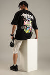 Zombie Arcade Black Oversized T-shirt