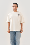 Sakuna Off White Oversized T-shirt