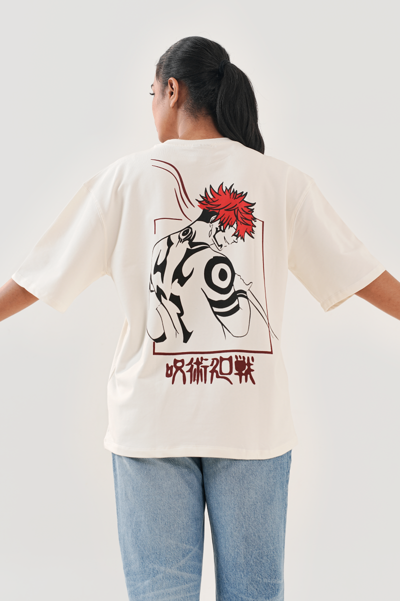 Sakuna Off White Oversized T-shirt