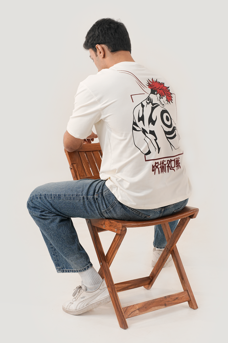 Sakuna Off White Oversized T-shirt